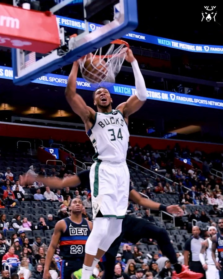 雄鹿力克活塞,字母哥砍下全场最高分的简单介绍 雄鹿力克活塞,字母哥砍下全场最高分的简单介绍